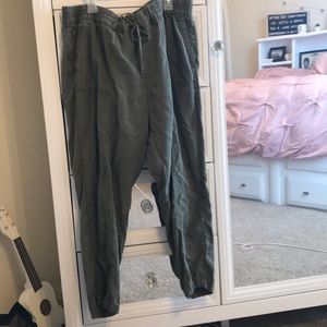 army green pants